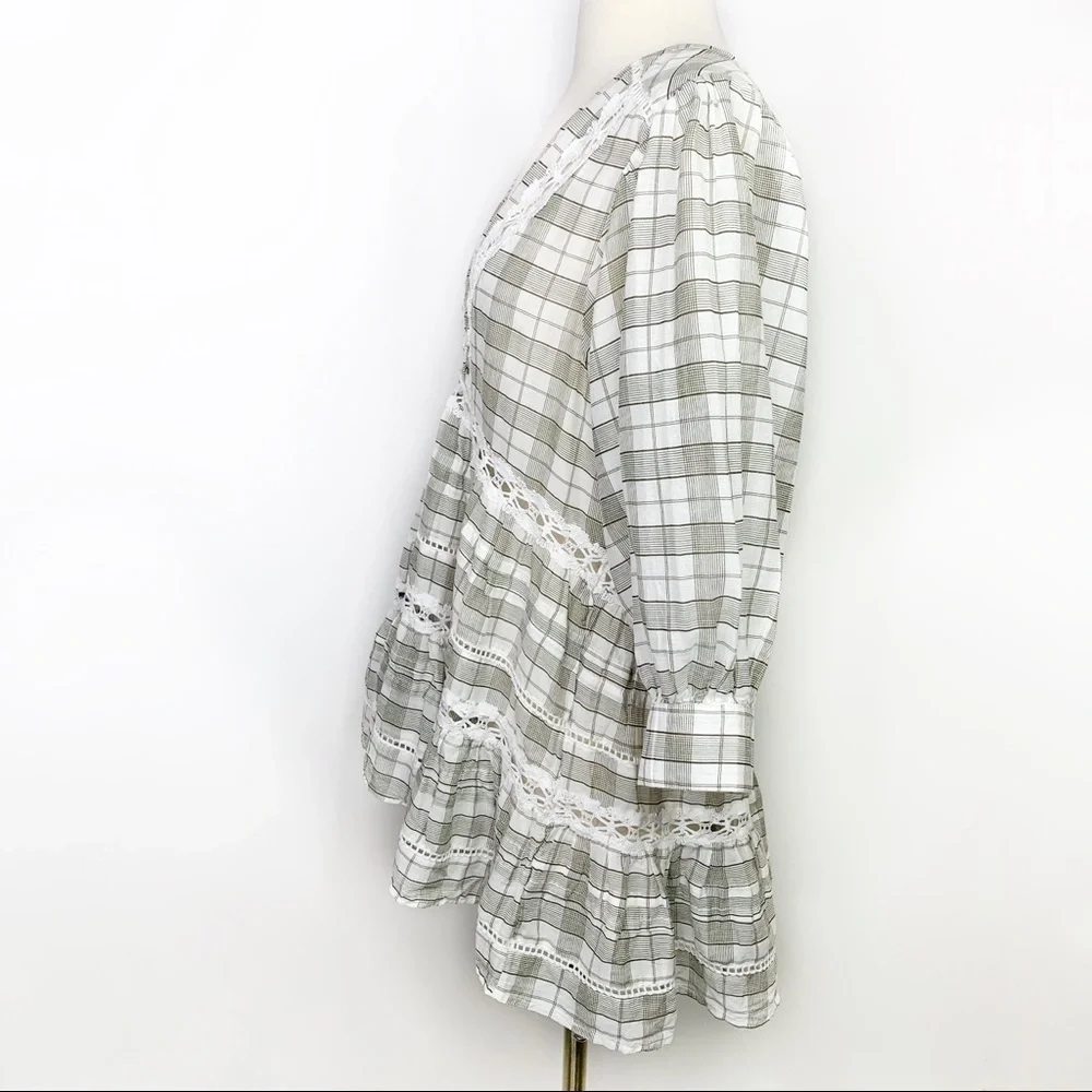 Free People Time Out Lace Tunic Size S